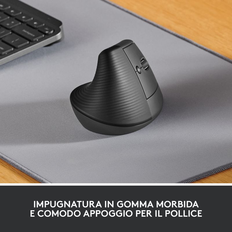 Logitech-Lift-Mouse-Verticale-Ergonomico-Senza-Fili---Grafite