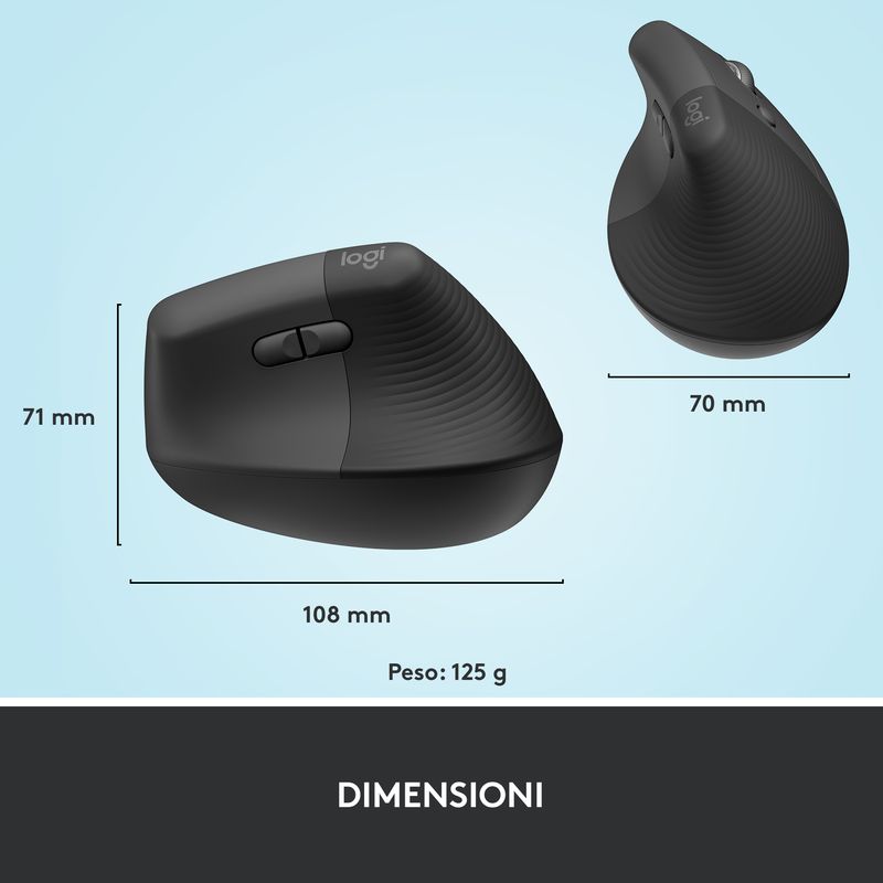 Logitech-Lift-Mouse-Verticale-Ergonomico-Senza-Fili---Grafite