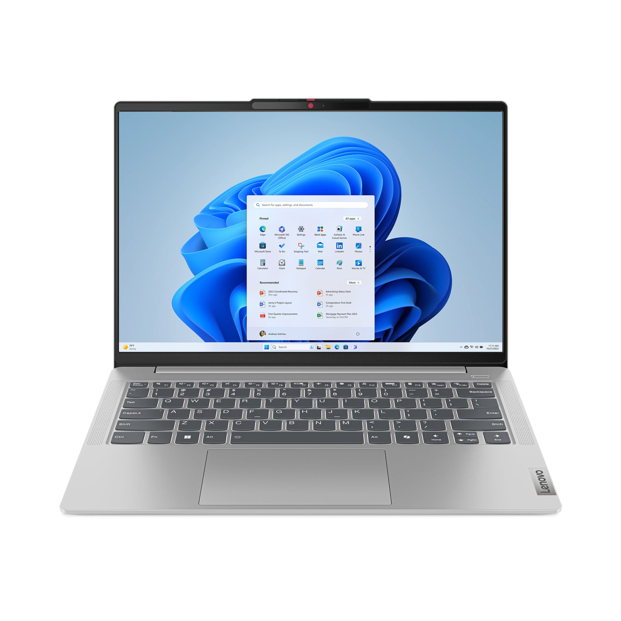 Lenovo IdeaPad Slim 5 Intel Core Ultra 7 155H Computer portatile 35,6 cm (14") WUXGA 16 GB LPDDR5x-SDRAM 1 TB SSD Wi