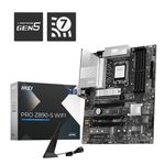 MSI Scheda Madre pro Z890-s wifi  Z890lga18514ddr54pci-ex163m.21usb 40g2usb 20g8usb 5g 4usb 2.0