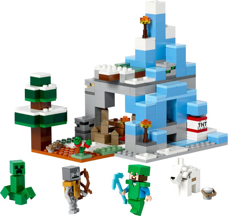 LEGO-Minecraft-I-picchi-ghiacciati