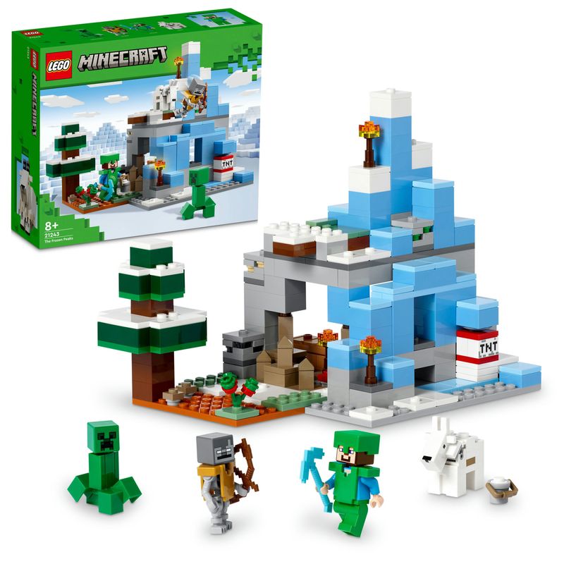 LEGO-Minecraft-I-picchi-ghiacciati