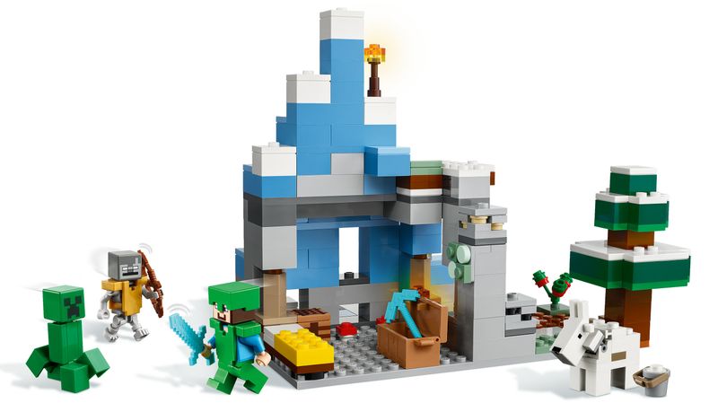 LEGO-Minecraft-I-picchi-ghiacciati