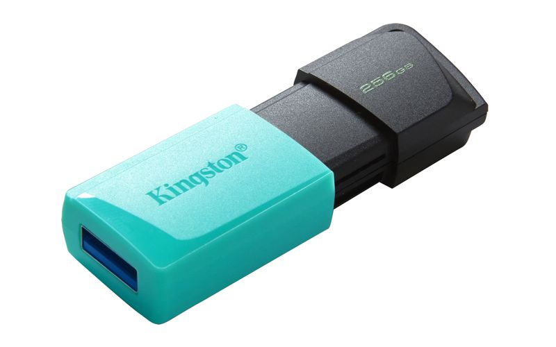 Kingston-Technology-DataTraveler-Exodia-M-unita-flash-USB-256-GB-USB-tipo-A-3.2-Gen-1--3.1-Gen-1--Nero-Turchese