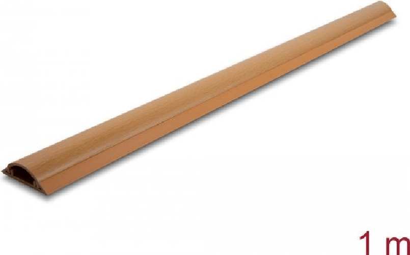 Delock Canalina per cavi autoadesiva 50 x 13 mm - lunghezza 1 m effetto legno