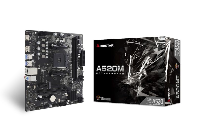Biostar-A520MT-scheda-madre-AMD-A520-Socket-AM4-micro-ATX