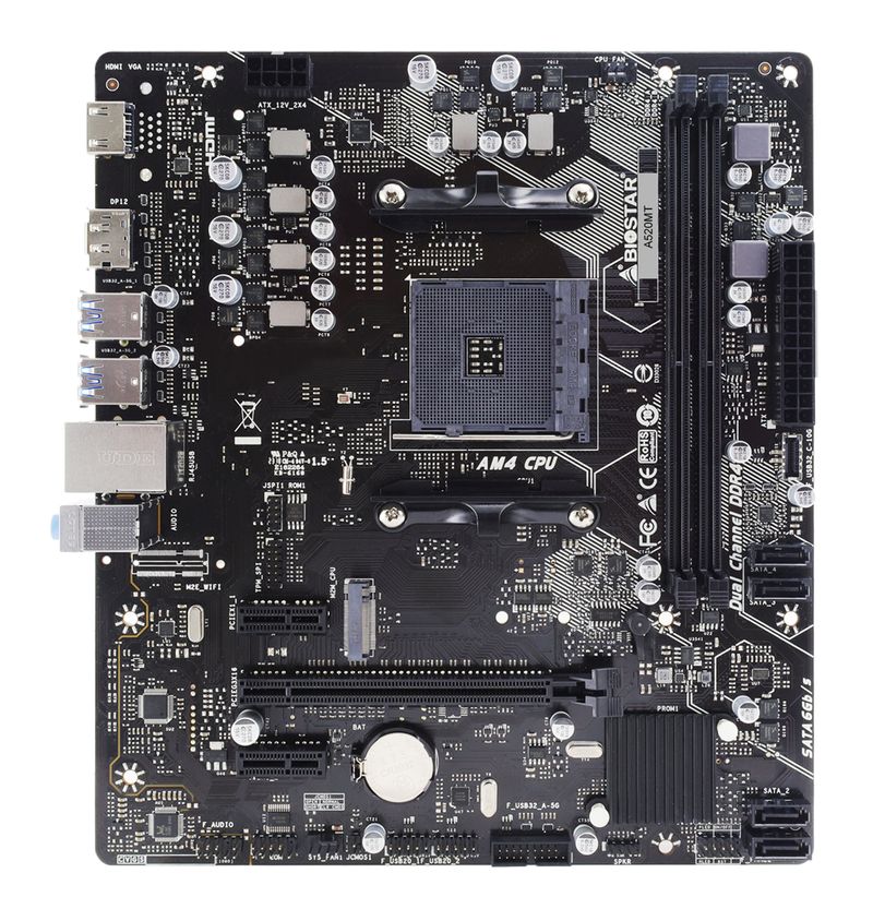Biostar-A520MT-scheda-madre-AMD-A520-Socket-AM4-micro-ATX