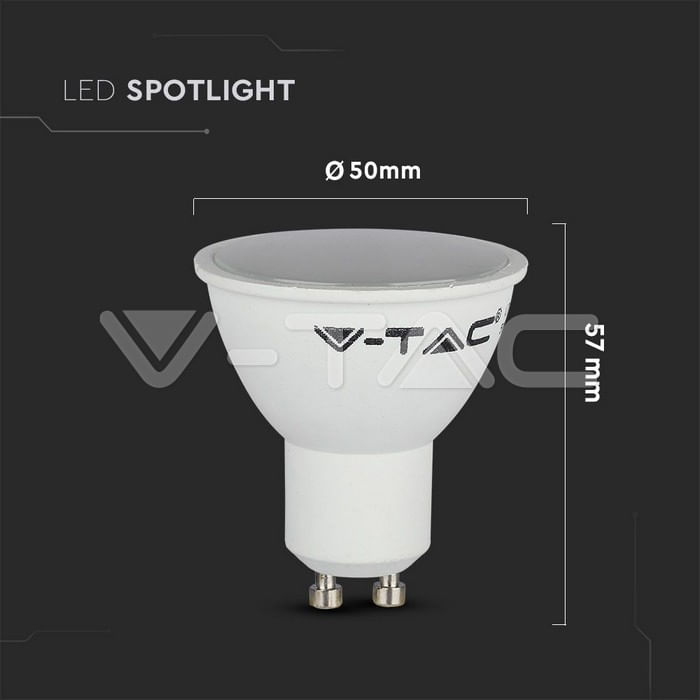 V-TAC-VT-2107-Confezione-2-faretti-LED-GU10-6W---Bianco-freddo-6400K---SKU-7305