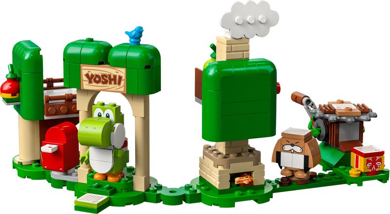 LEGO-Super-Mario-71406-Pack-Espansione-Casa-dei-Regali-di-Yoshi-con-2-Figure-Giocattoli-da-Combinare-con-gli-Starter-Pack