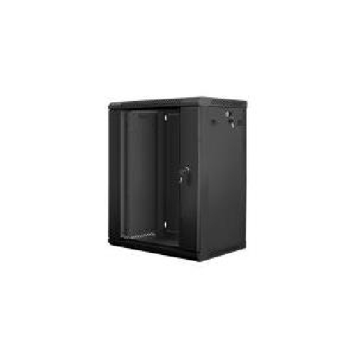 Lanberg Pensile Rack 4830 cm (19") 15U/600X450 anta in vetro nero (WF01-6415-10B)