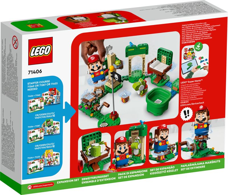 LEGO-Super-Mario-71406-Pack-Espansione-Casa-dei-Regali-di-Yoshi-con-2-Figure-Giocattoli-da-Combinare-con-gli-Starter-Pack