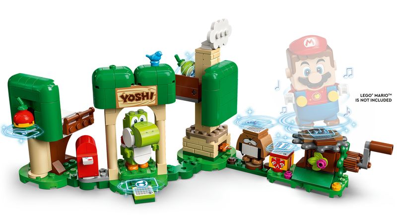 LEGO-Super-Mario-71406-Pack-Espansione-Casa-dei-Regali-di-Yoshi-con-2-Figure-Giocattoli-da-Combinare-con-gli-Starter-Pack