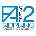 Fabriano BLOCCO FABRIANO2 (24X33CM) 20FG 110GR LISCIO SQUADRATO 4 ANGOLI