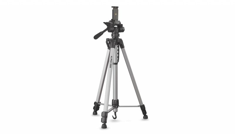 Cullmann-Alpha-2500-mobile-treppiede-Smartphone-3-gamba-gambe-Nero-Grigio