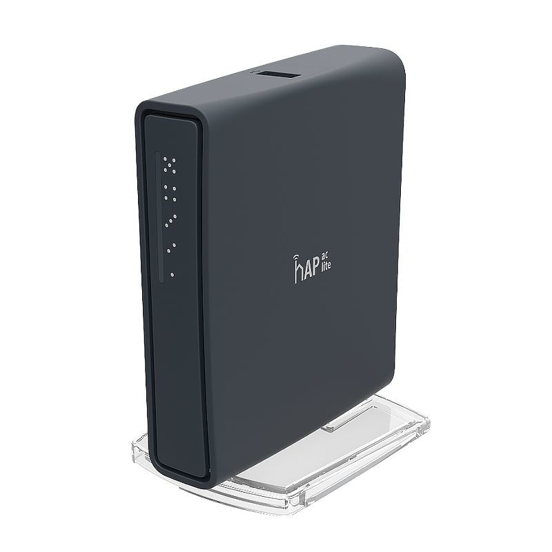 Mikrotik-hAP-Ac-Lite-Tower-Supporto-Power-Over-Ethernet-Nero