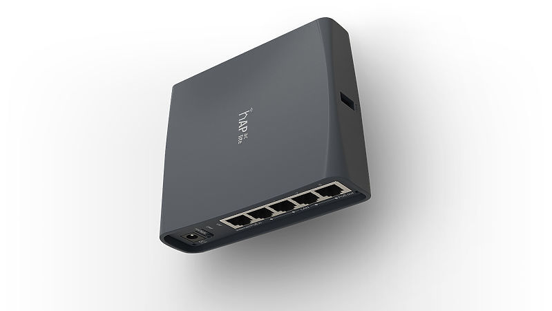 Mikrotik-hAP-Ac-Lite-Tower-Supporto-Power-Over-Ethernet-Nero