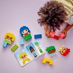 LEGO-DUPLO-10415-Forti-Sentimenti-ed-Emozioni-Giochi-per-Bambini-da-1.5-Anni-Impilabili-con-23-Mattoncini-e-4-Personaggi