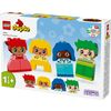 LEGO-DUPLO-10415-Forti-Sentimenti-ed-Emozioni-Giochi-per-Bambini-da-1.5-Anni-Impilabili-con-23-Mattoncini-e-4-Personaggi
