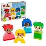 LEGO-DUPLO-10415-Forti-Sentimenti-ed-Emozioni-Giochi-per-Bambini-da-1.5-Anni-Impilabili-con-23-Mattoncini-e-4-Personaggi