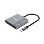 Conceptronic Equip Adattatore 3 in 1 da USB-C a HDMI / USB-A / USB PD, 4K/60Hz, 100W USB PD