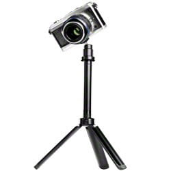 Walimex-17592-treppiede-Fotocamere-digitali-film-3-gamba-gambe-Nero