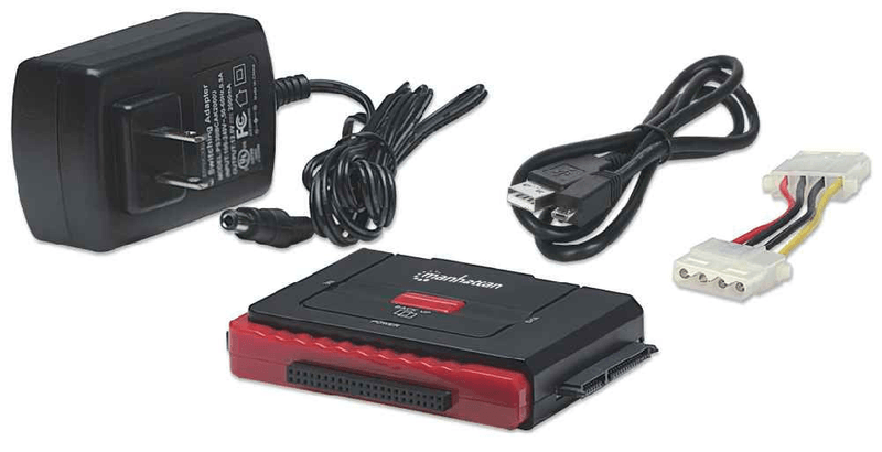 Manhattan-179195-replicatore-di-porte-e-docking-station-per-laptop-USB-tipo-A-Nero