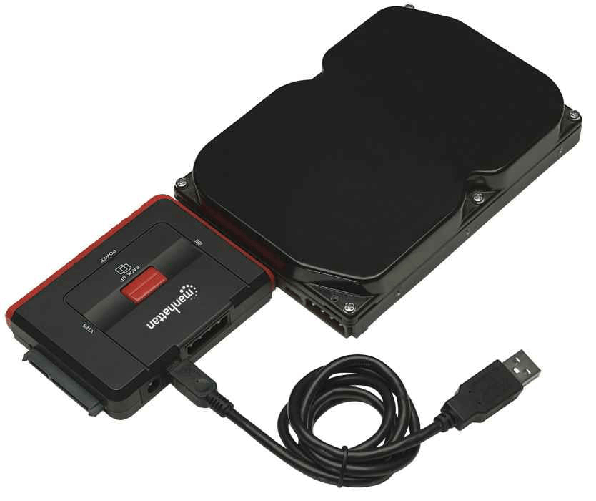 Manhattan-179195-replicatore-di-porte-e-docking-station-per-laptop-USB-tipo-A-Nero