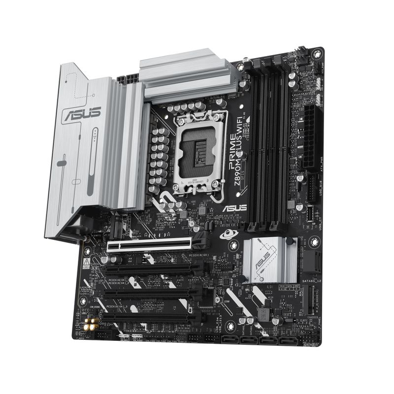 ASUS-Intel-PRIME-Z890M-PLUS-WIFI-Scheda-Madre-Intel-mATX-10121-Fasi-di-Alimentazione-PCIe-5.0-GPU-di-Nuova-generazione-Porta-USB-C-20Gbps-3-Slot-M.2-Wi-Fi-7-Q-Antenna