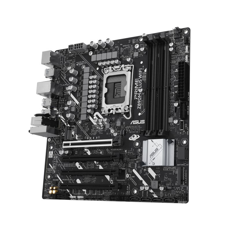 ASUS-Intel-PRIME-Z890M-PLUS-WIFI-Scheda-Madre-Intel-mATX-10121-Fasi-di-Alimentazione-PCIe-5.0-GPU-di-Nuova-generazione-Porta-USB-C-20Gbps-3-Slot-M.2-Wi-Fi-7-Q-Antenna