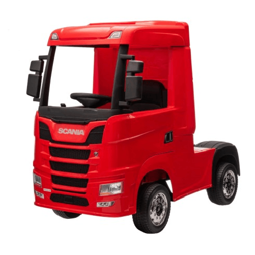 Camion Elettrico Scania Rosso 24V per Bambini con Telecomando