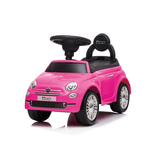 Macchina Cavalcabile per Bambini Primi Passi Fiat 500 Rosa