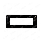 ETTROIT PLACCA PLASTICA 6P NERO compatibile matix bticino| MT83602