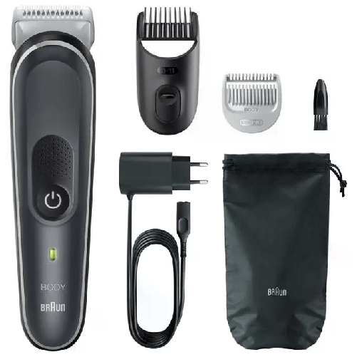 Braun BG5350 Rasoio Elettrico Corpo Uomo Accessori Inclusi Nero