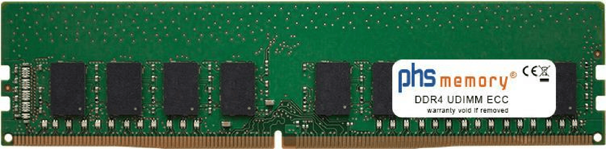 PHS-memory 16GB RAM Speicher basierend auf Micron - MTA18ASF2G72AZ-3G2A1ZG DDR4 UDIMM ECC 3200MHz PC4-25600