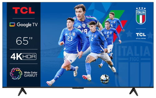 TCL-65P79B-Smart-TV-65-Pollici-4K-Ultra-HD-Display-LED-Sistema-Google-TV-DVBT2-C-S2-Classe-F-Dolby-Atmos-colore-Titanio