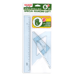 SET DISEGNO PER MANCINI RIGA 30CM E SQUADRE DA 45° E 60° ARDA