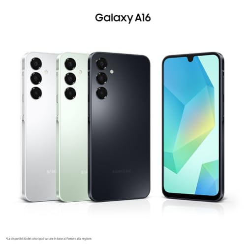 Samsung-Galaxy-A16---Smartphone-Android-14-6.7--FHD--4GB-RAM-128GB-Batteria-5000mAh-IP54-Verde