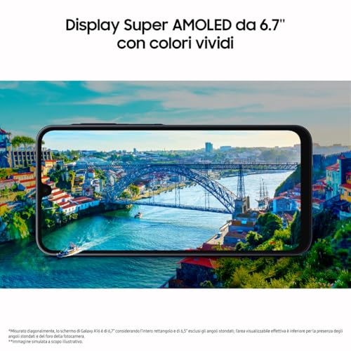 Samsung-Galaxy-A16---Smartphone-Android-14-6.7--FHD--4GB-RAM-128GB-Batteria-5000mAh-IP54-Verde