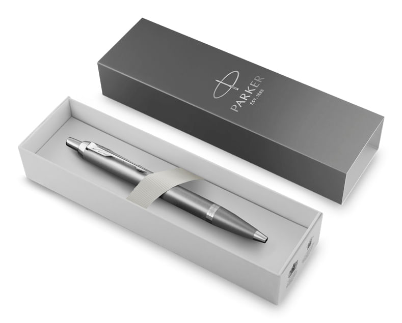 PARKER-Penna-a-sfera-IM-Monochrome-Rituals-Grey---punta-M---grigio---Parker