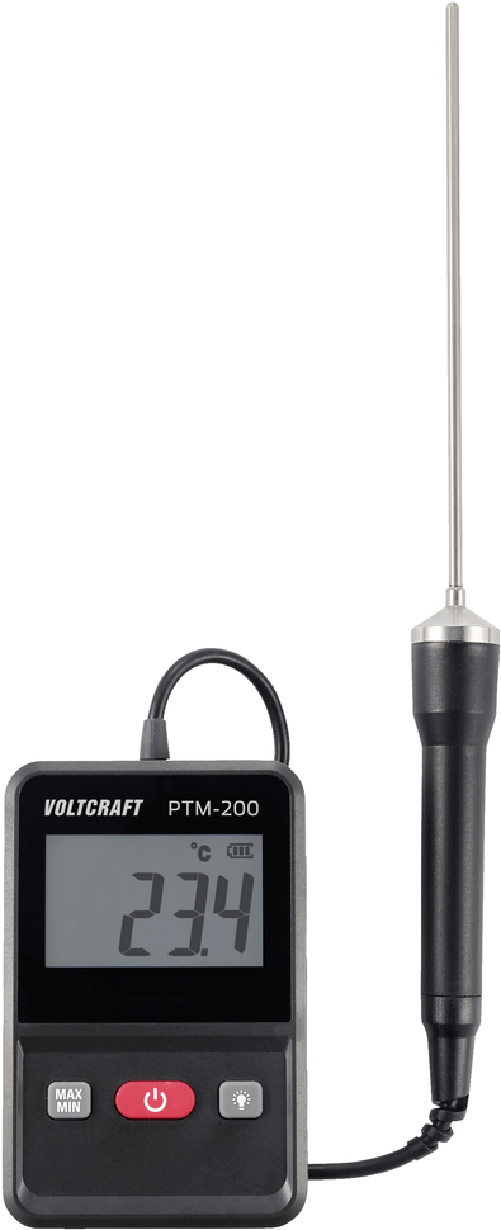 VOLTCRAFT PTM-200 Einstichthermometer Messbereich Temperatur -200 bis 200 °C F¼hler