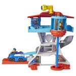 PAW-Patrol-Quartier-Generale-Set-di-gioco-Torre-di-Controllo-2-Personaggi-di-Chase-auto-della-polizia-di-Chase-e-accessori-Giochi-per-bambini-dai-3-anni-in-su