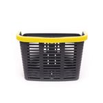 Urban-Prime-UP-BSK-EBK-Cestino-e-borsa-per-bicicletta-Frontale-Cestino-per-biciclette-Plastica-Nero-Giallo