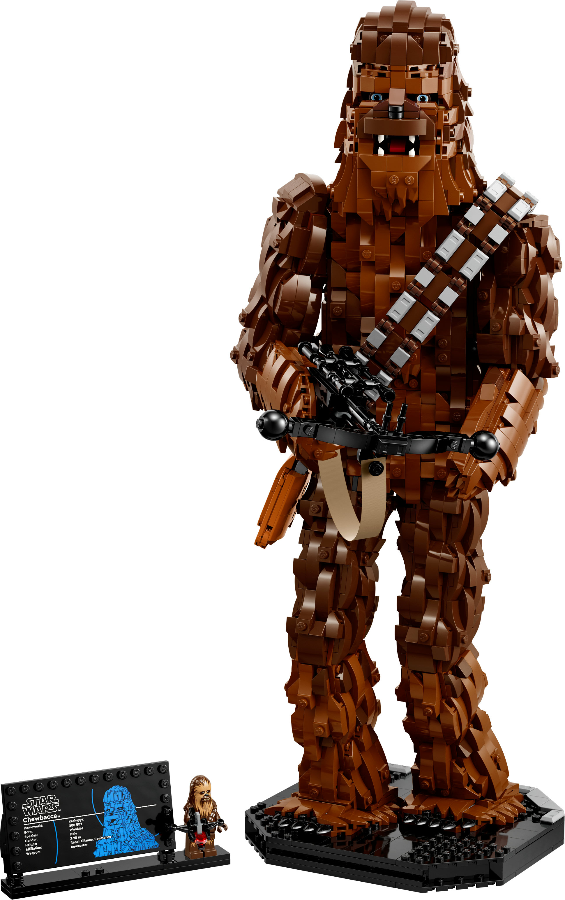 LEGO Star Wars 75371 Chewbacca, Kit Modellismo per Adulti da Collezione 40° Anniversario Il Ritorno dello Jedi
