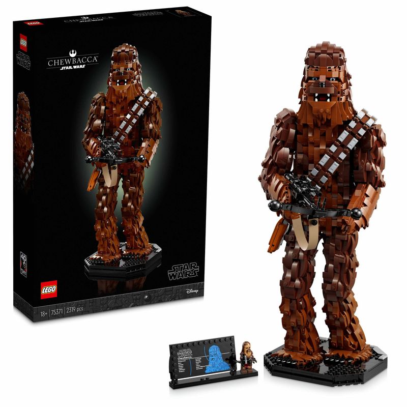 LEGO-Star-Wars-75371-Chewbacca-Kit-Modellismo-per-Adulti-da-Collezione-40°-Anniversario-Il-Ritorno-dello-Jedi-Idea-Regalo