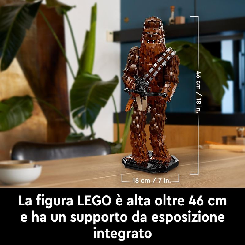 LEGO-Star-Wars-75371-Chewbacca-Kit-Modellismo-per-Adulti-da-Collezione-40°-Anniversario-Il-Ritorno-dello-Jedi-Idea-Regalo