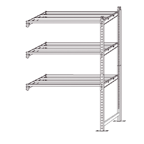PAPERFLOW Scaffale Rang\'Eco300 3 ripiani 100x60xH200cm - Modulo Aggiunta