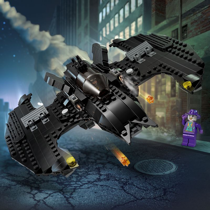 LEGO-DC-76265-Bat-Aereo--Batman-vs.-The-Joker-Aeroplano-Giocattolo-dal-Film-del-1989-con-2-Minifigure