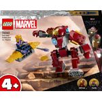 LEGO Marvel 76263 Iron Man Hulkbuster vs. Thanos, Gioco per Bambini 4+ Anni