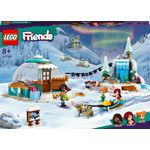 LEGO Friends 41760 Vacanza in Igloo con Tenda da Campeggio, 2 Cani da Slitta e Mini Bamboline