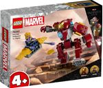 LEGO-Marvel-76263-Iron-Man-Hulkbuster-vs.-Thanos-Gioco-per-Bambini-4--Anni-Action-Figure-con-Aereo-Giocattolo-e-2-Minifigure